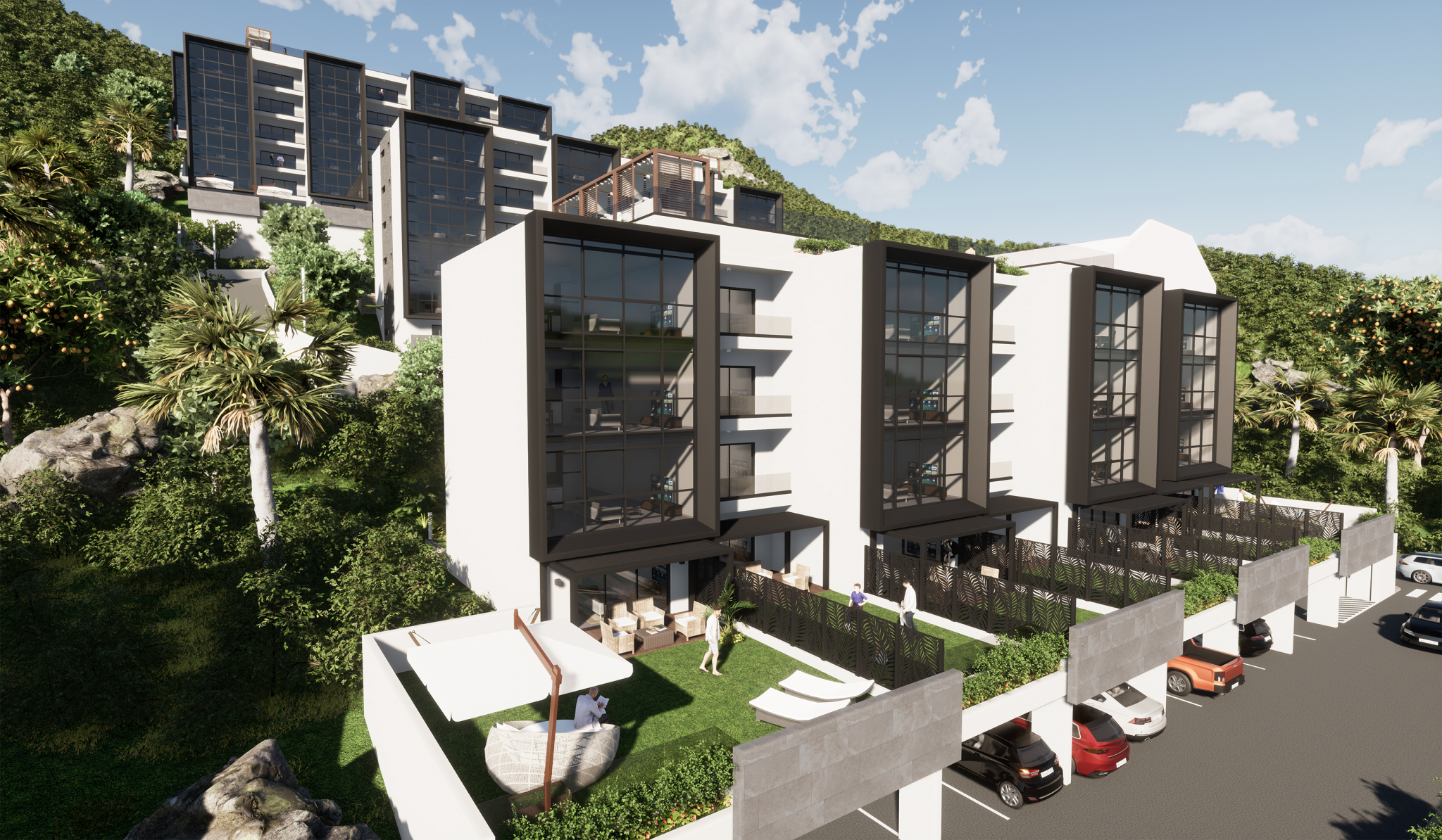 SIMSPSON BAY – THE HILLS RESIDENCE – 2 CHAMBRES AVEC VUE SUR