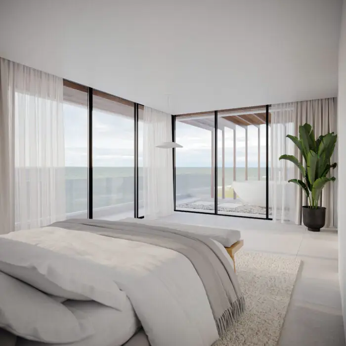 Master Bedroom at Lagoon Villas